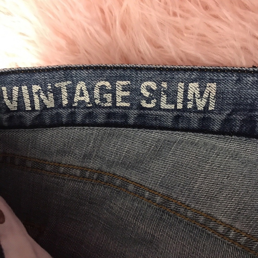 J Crew Vintage Slim Fit Skinny Distressed Jeans - Picture 4 of 8